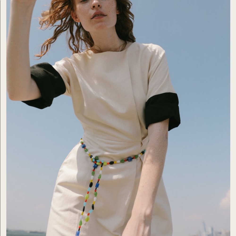 Ajaie Alaie Linen Sorella Dress | M